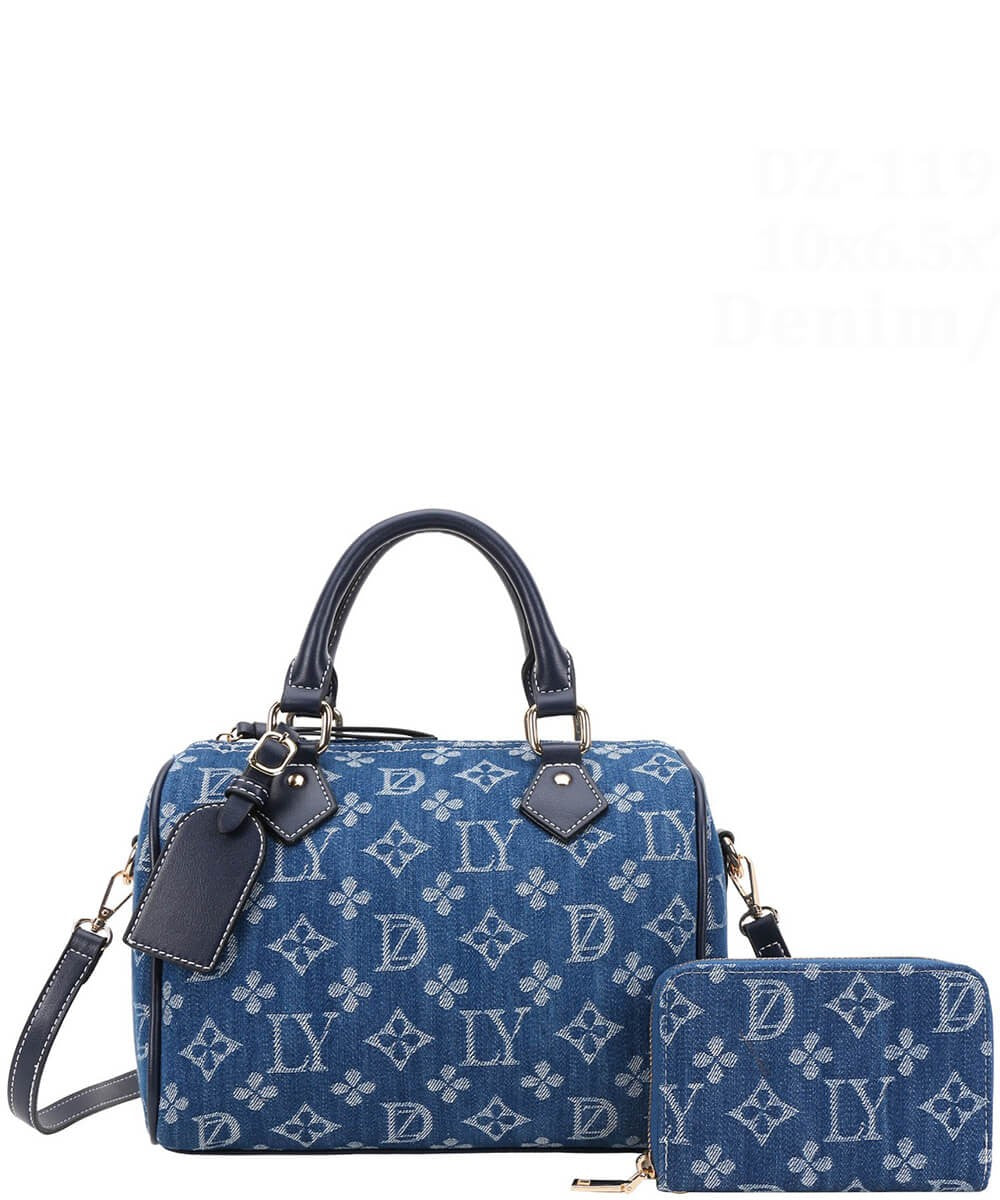 Denim Shoulder Handbag