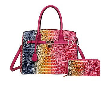 Tie-dyed Lady Handbag Set