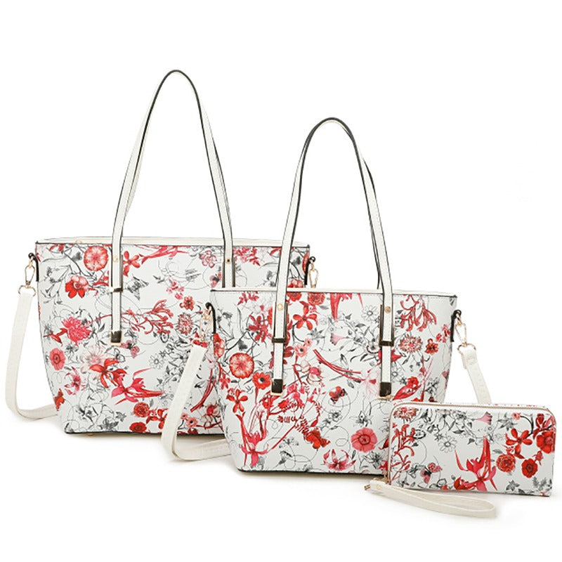 Spring 3-Piece Shopper Tote Set
