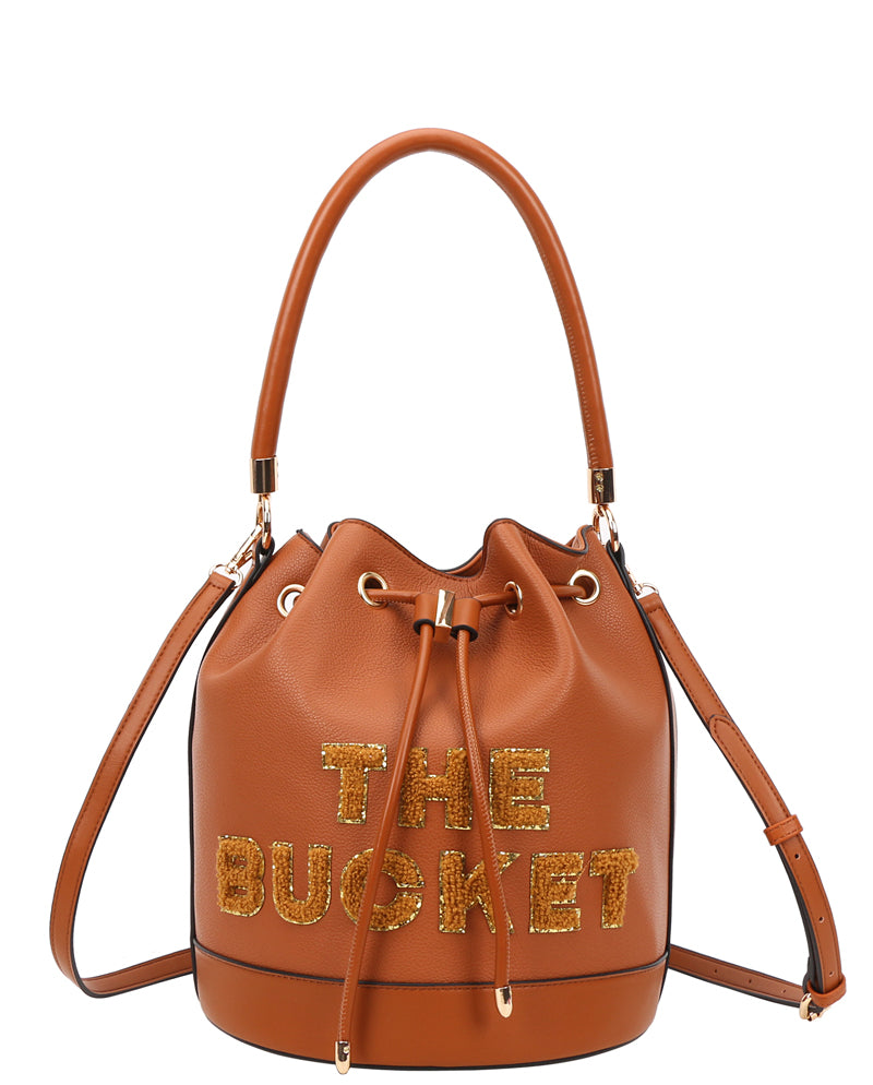Embossed Bucket Hobo