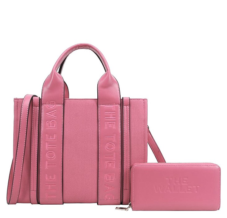 NY Tote Handbag with Wallet