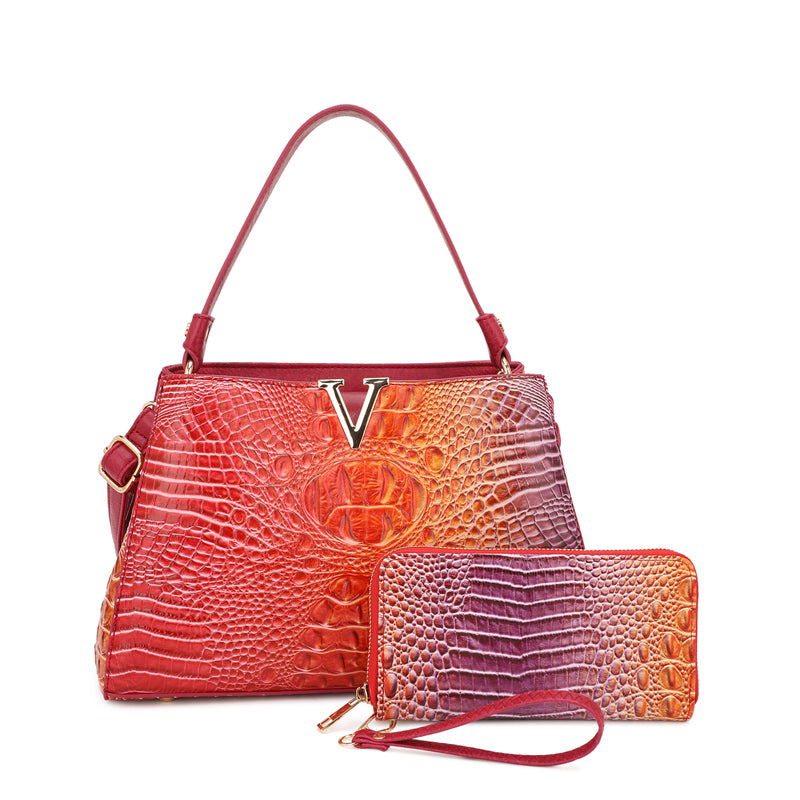 Emblem Handbag Set