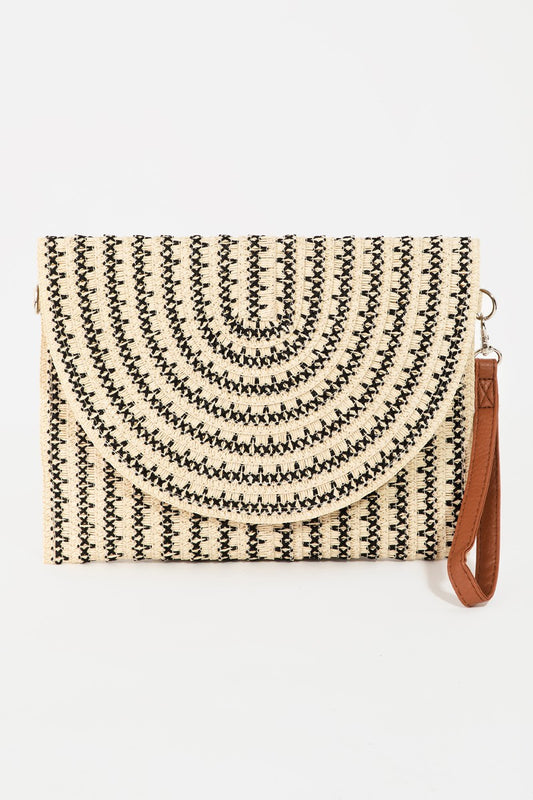 Spangal Straw Clutch