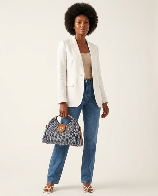 Natural Straw Handbag