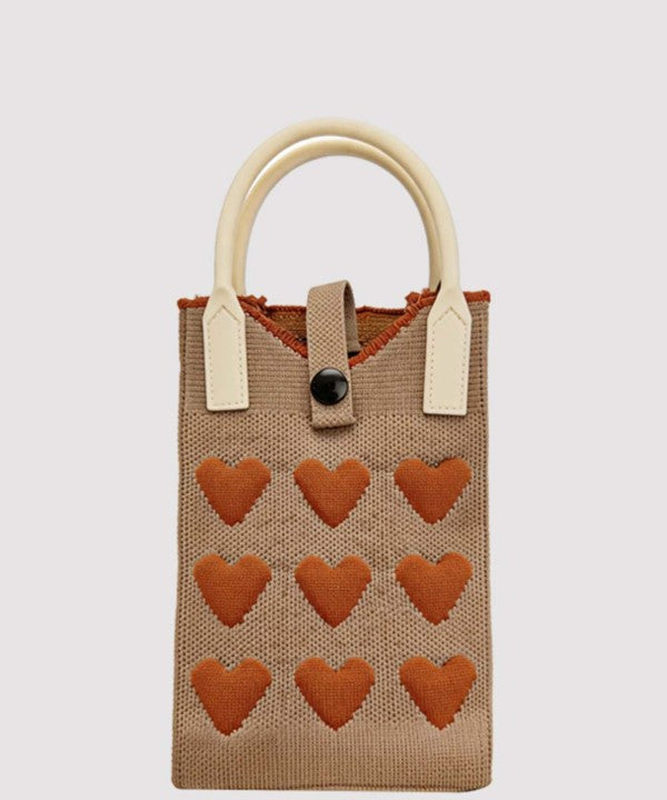 Knit Crossbody Phone Bag