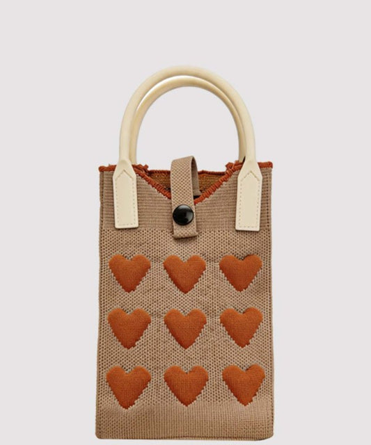 Knit Crossbody Phone Bag