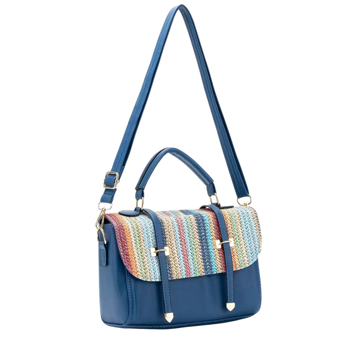 Woven Textured Crossbody