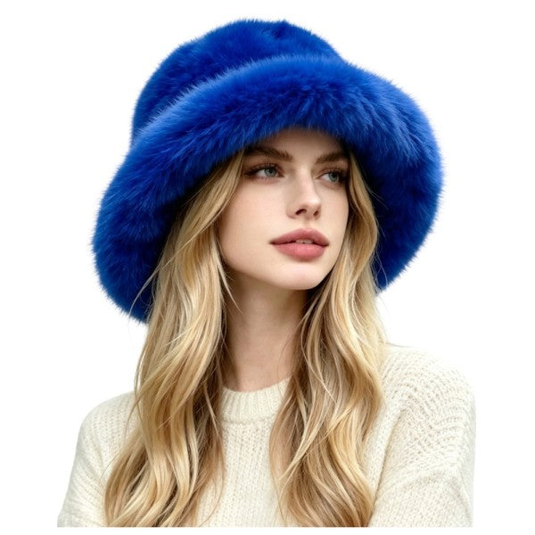 Faux Fur Bucket Hat