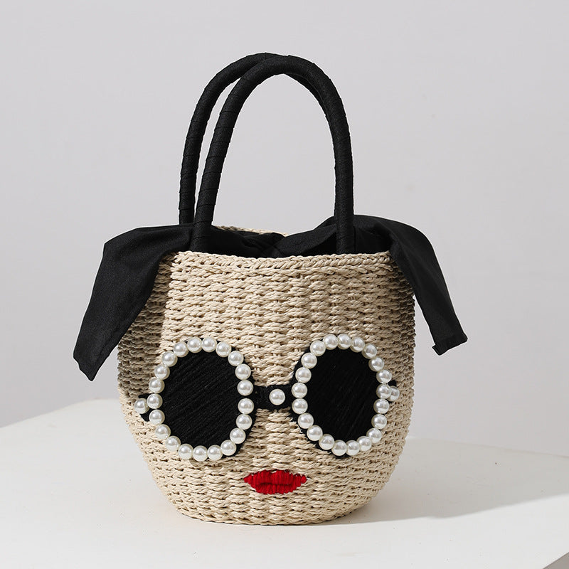 Pearl Icon Bucket Handbag