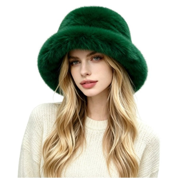 Faux Fur Bucket Hat