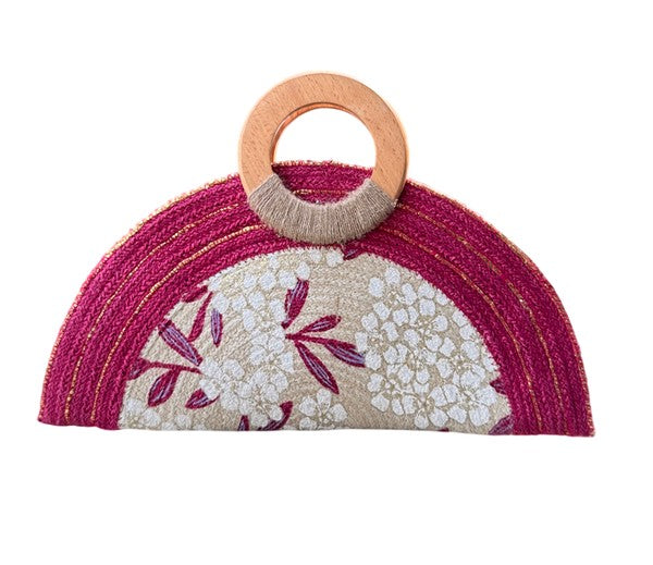 Natural Jute Clutch Handbag
