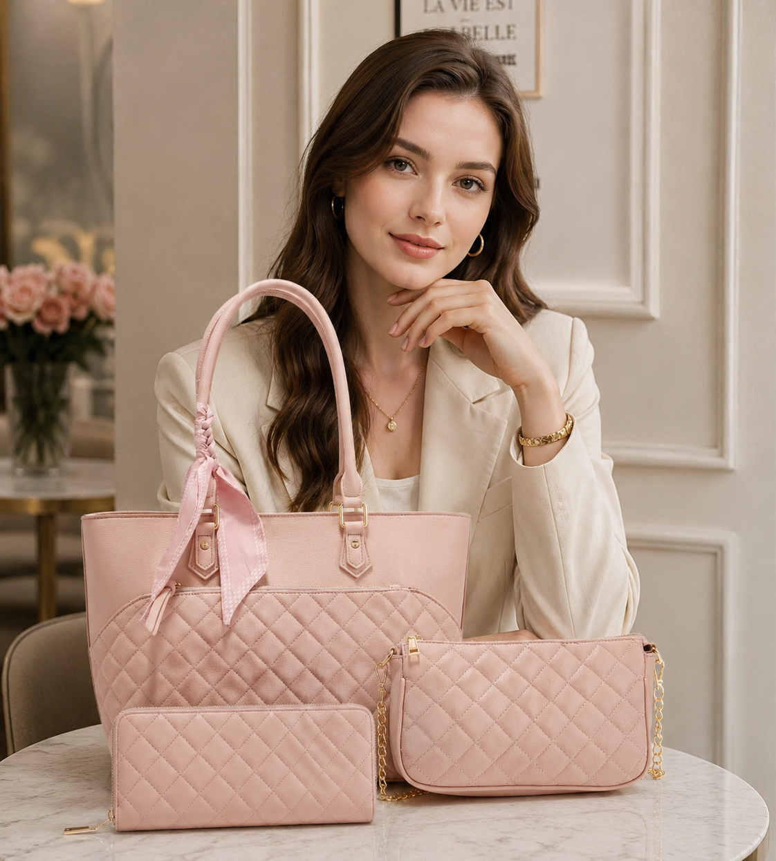London Tote with Complementary Crossbody & Wallet