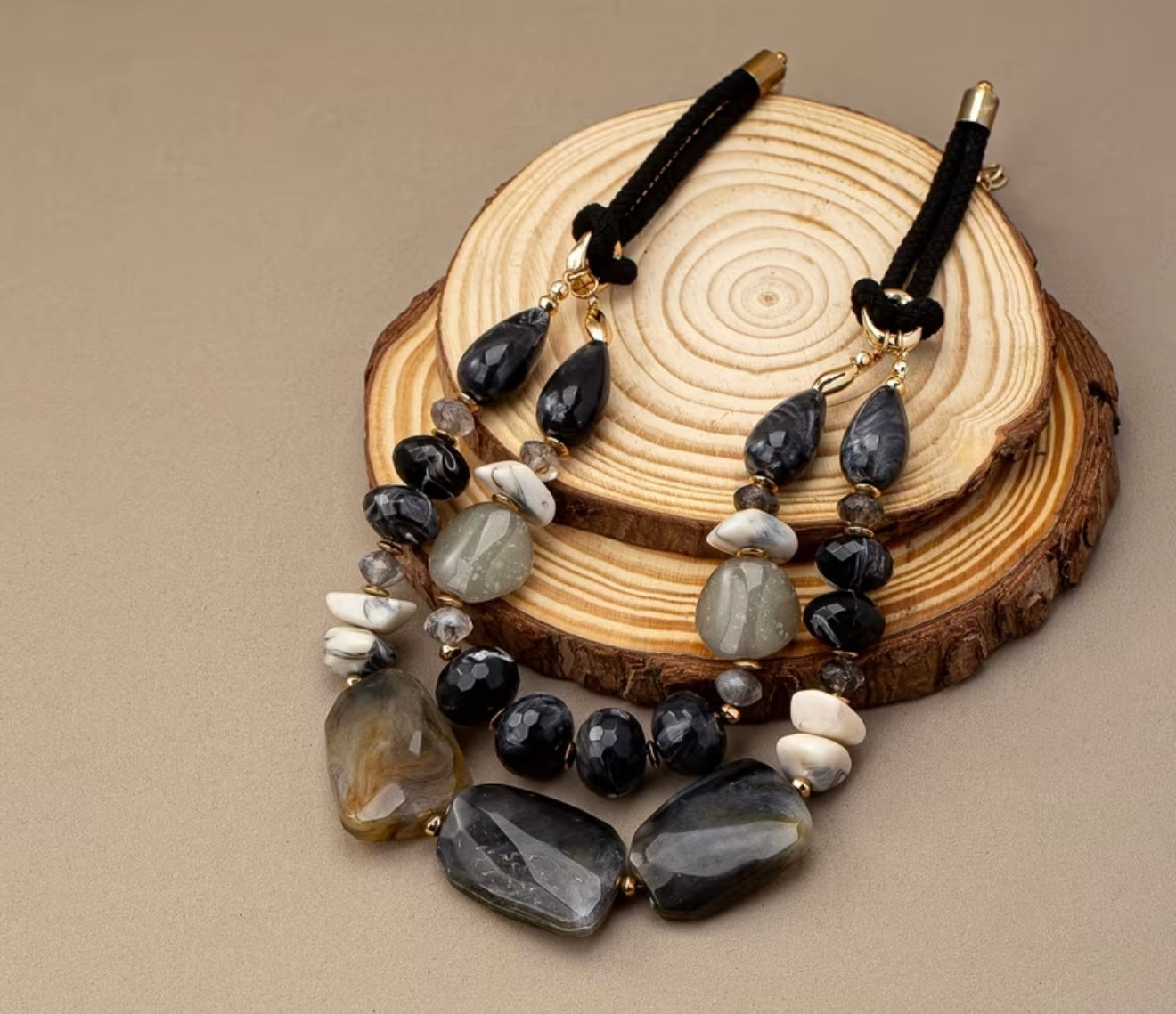 Beaded Layered Necklace