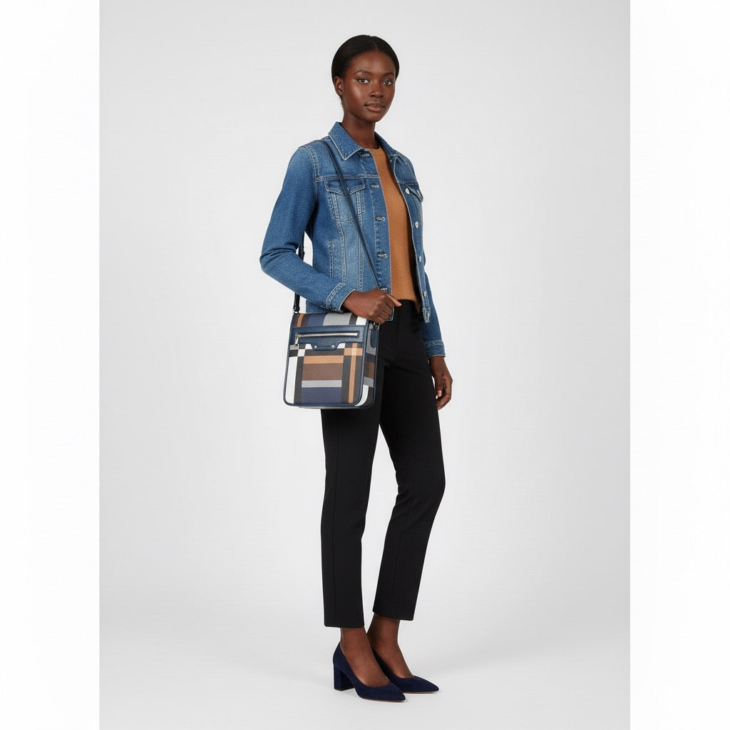 Cherie Plaid Crossbody