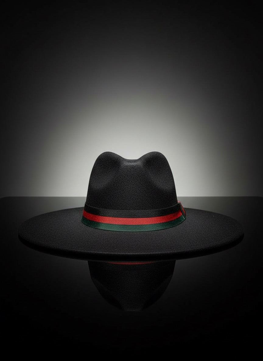 Designer Ribbon Fedora Hat