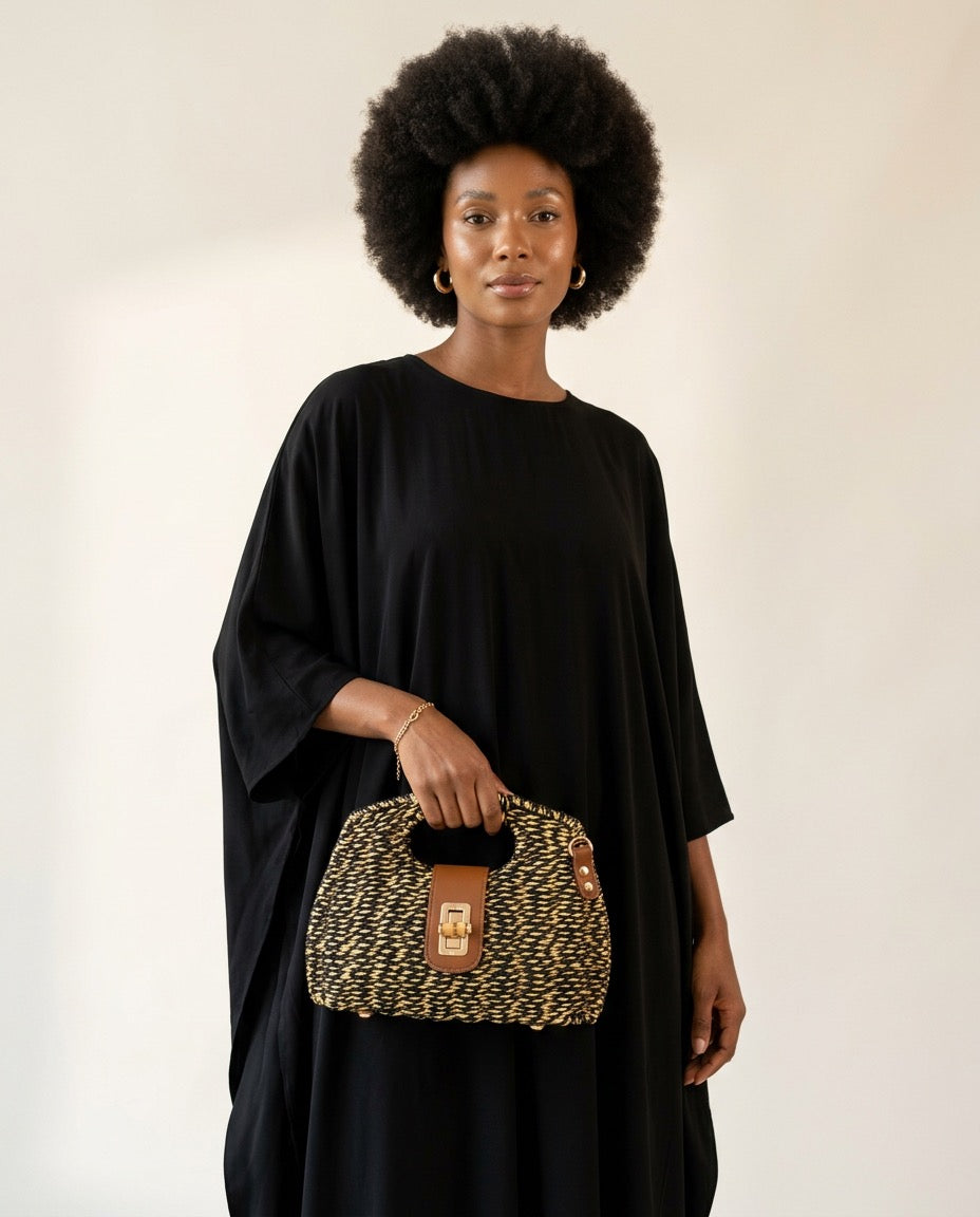 Natural Straw Handbag