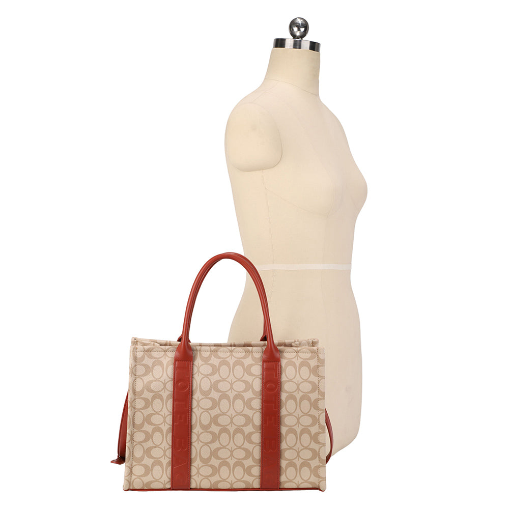 Monogram Tote Bags with Wallet