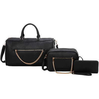 Zurah Chain Shoulder Bag 3 Piece Set