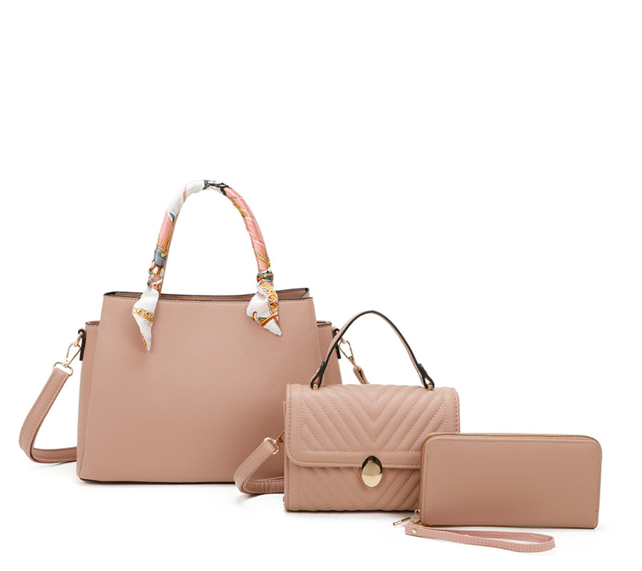 Paula Satchel Handbag Set