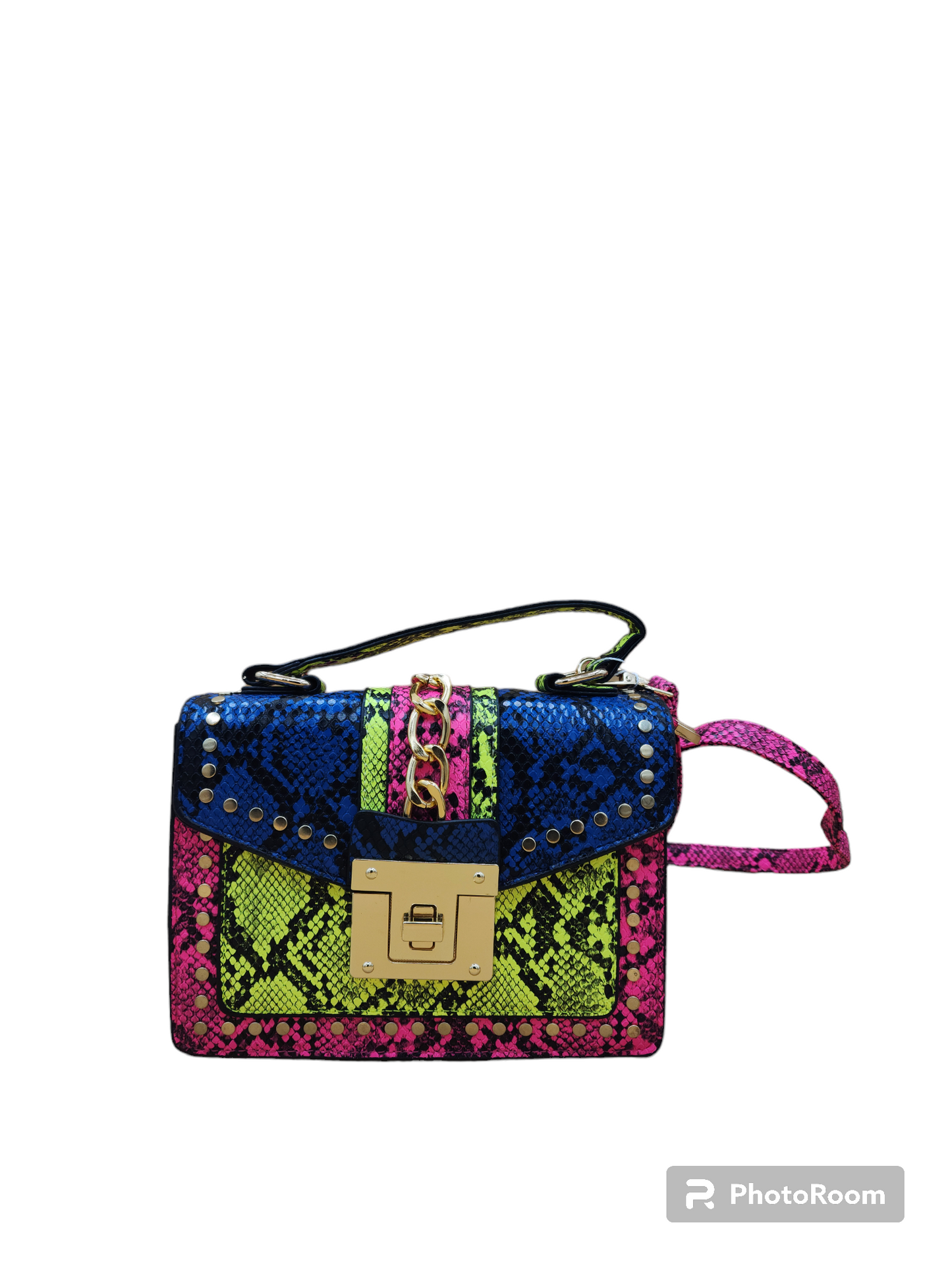 Boxy Chain Multi-Color Crossbody