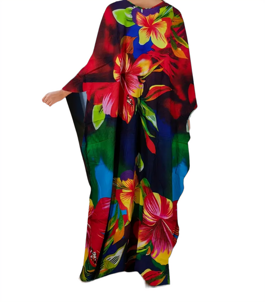 Floral Bloom Kaftan Dress