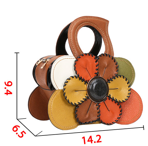 Flower Novelty Satchel Crossbody