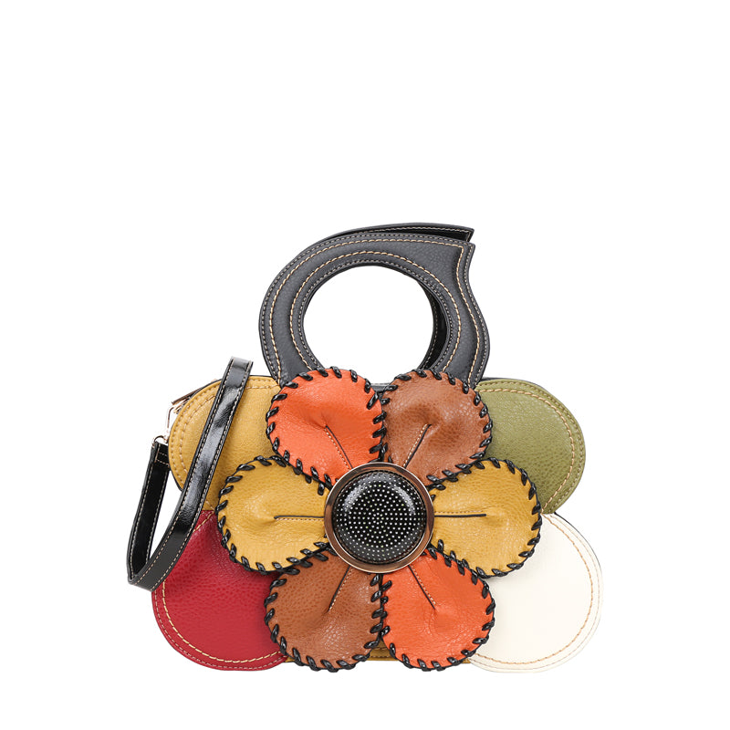 Flower Novelty Satchel Crossbody