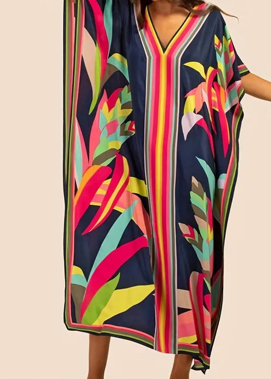 Poetic Abstract Kaftan