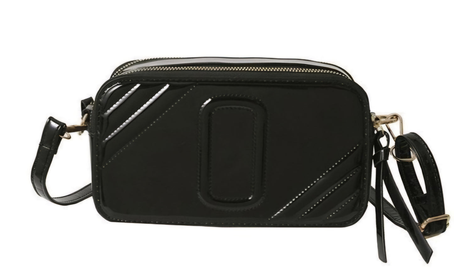 Metallic Camera Crossbody
