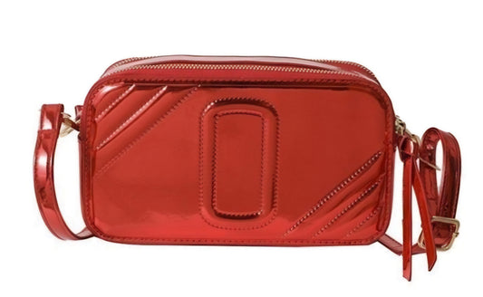 Metallic Camera Crossbody