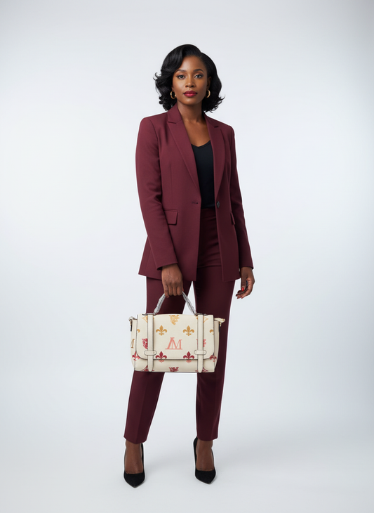 Monogram Envelope Satchel with Matching wallet