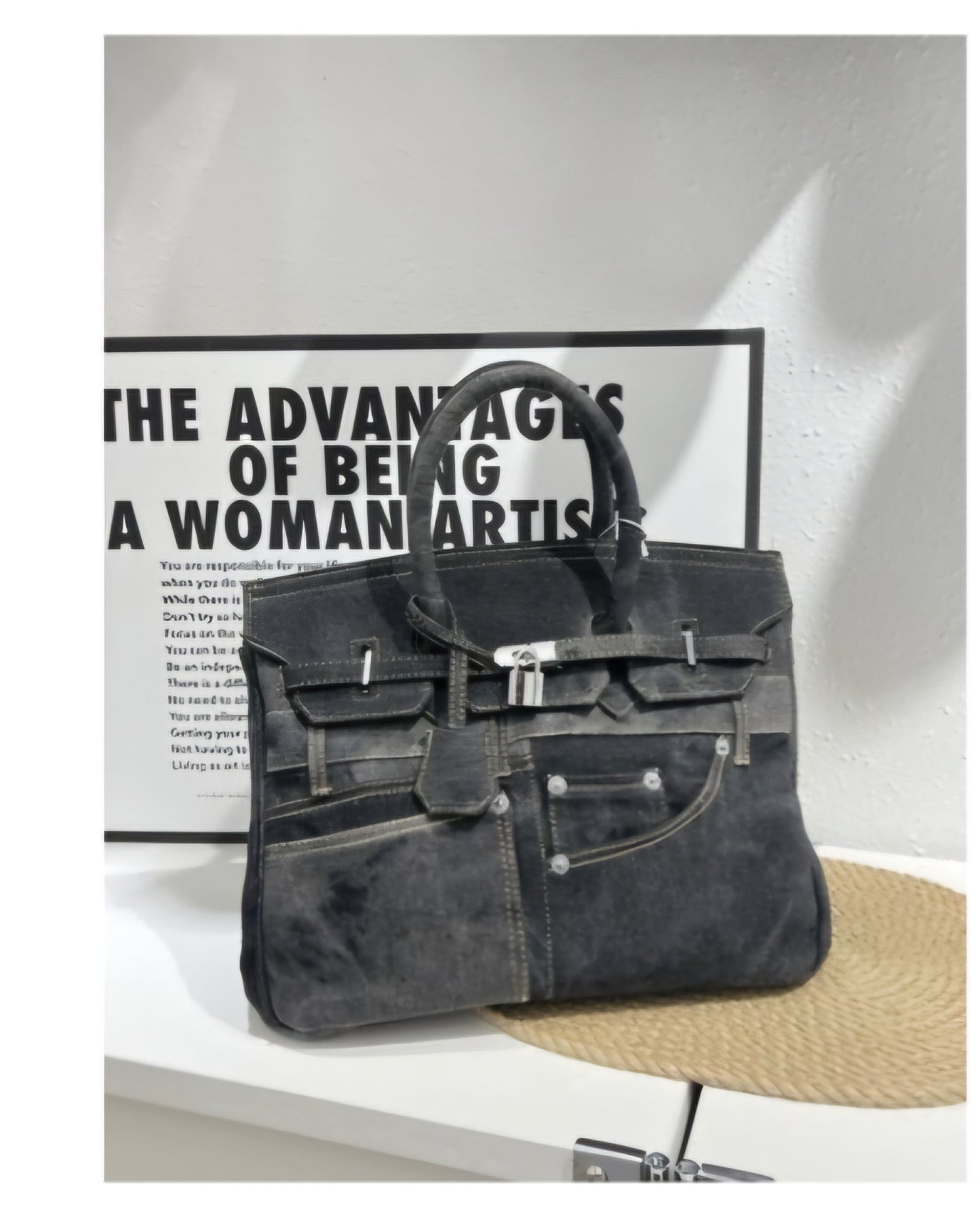 Chic Denim Handbag