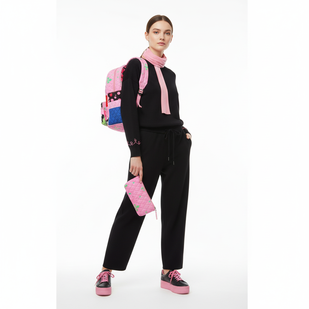 Quilted Chevron Backpack