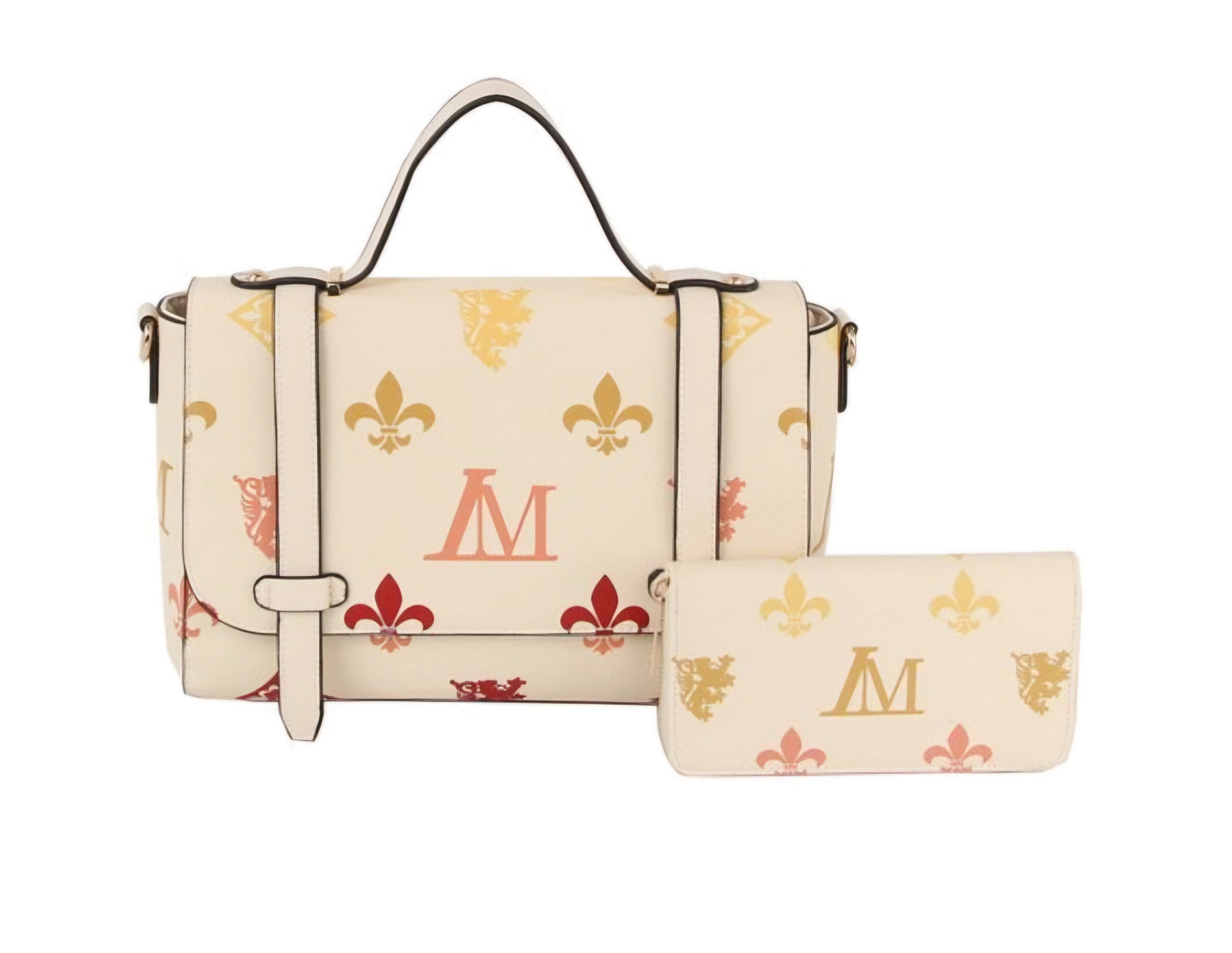 Monogram Envelope Satchel with Matching wallet