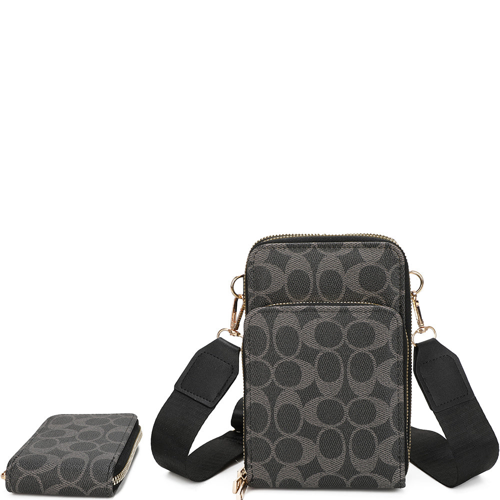 Classic Monogram Crossbody Wallet